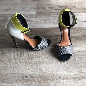 ALDO Peep-Toe Colorblock Sandals